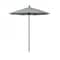 California Umbrella 7.5' Black Aluminum Market Patio Umbrella, Sunbrella Gateway Mist 194061334652 - alternate 1